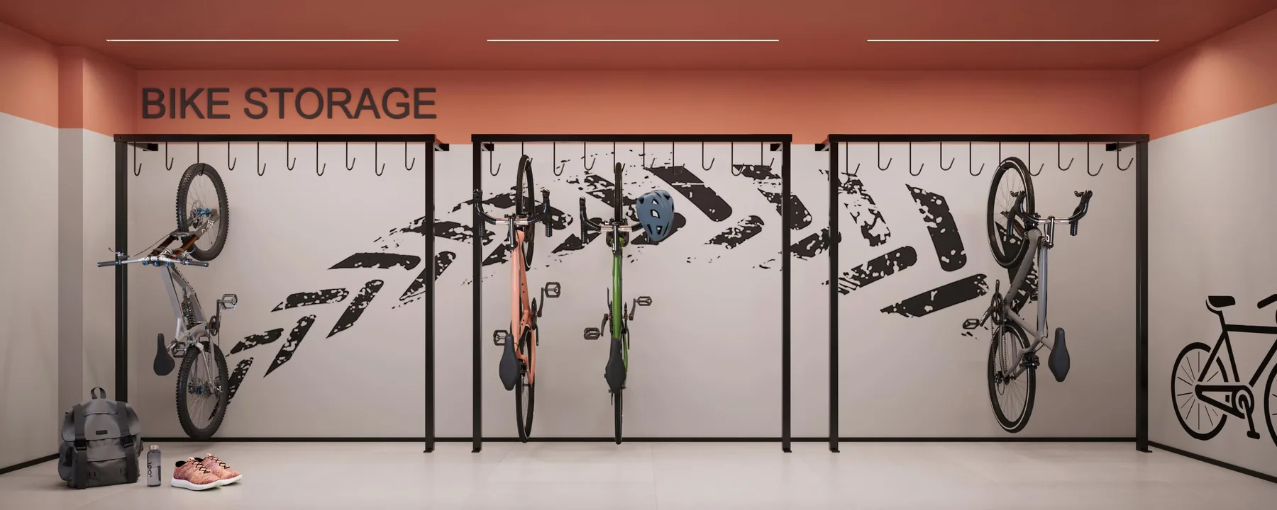 Bicicletário coberto