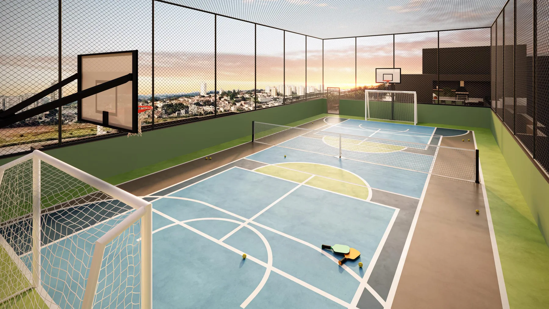 Rede de pickleball